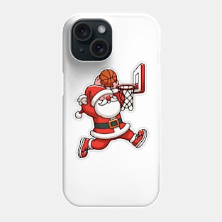 Santa Basketball Phone Case