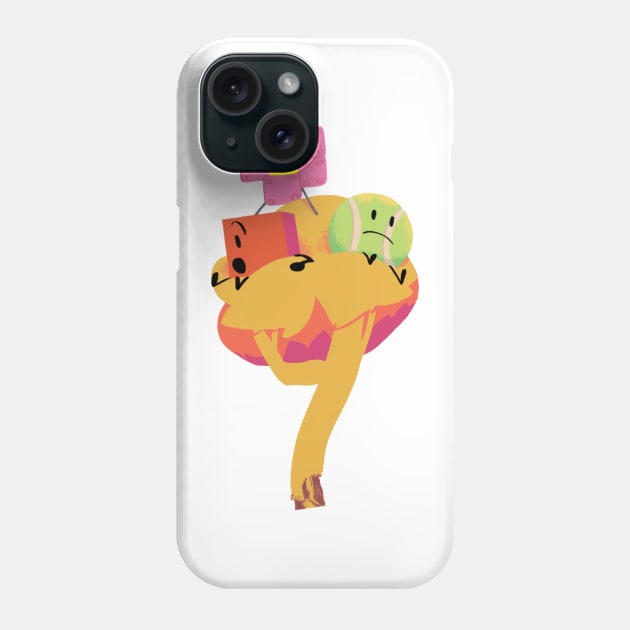 BFB 15 [Robot Flower, Blocky, TennisBall] Phone Case by MsBonnie