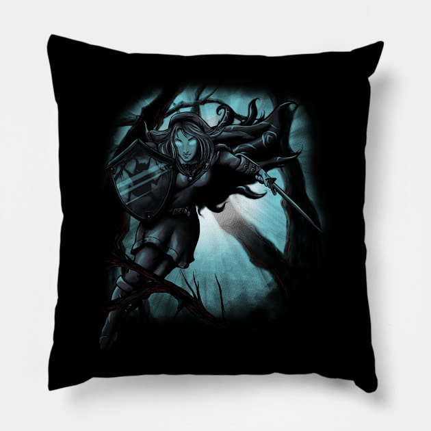 Dark Hero Pillow by 2mz