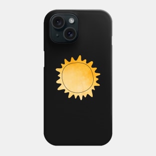 A Playful Bright Yellow Sunshine Pattern Of Positive Energy Phone Case