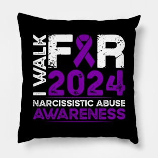 Narcissistic Abuse Awareness 2024 Walk Pillow