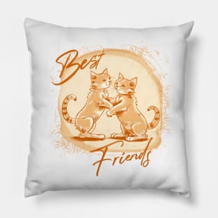 Best Cat Friend Pillow