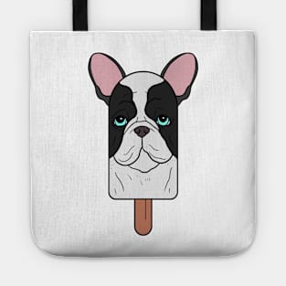 Animal Popsicle French Bulldog Ice Cream Summer Gift Tote