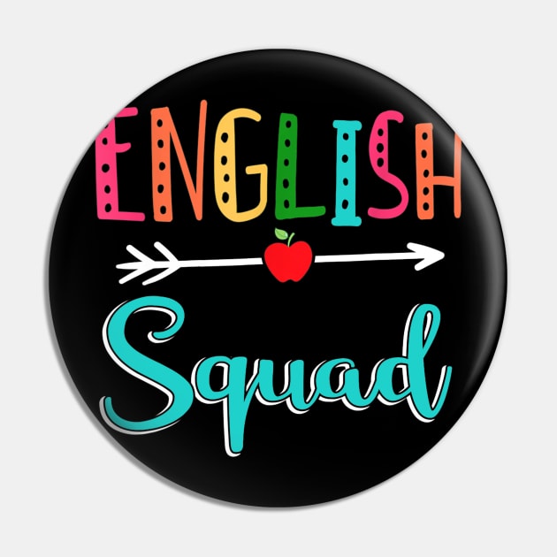 English Squad Teacher Back To School Pin by Haley Tokey
