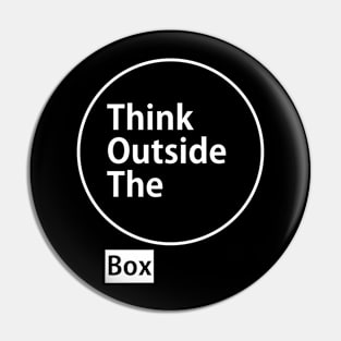 Think of the box Pin