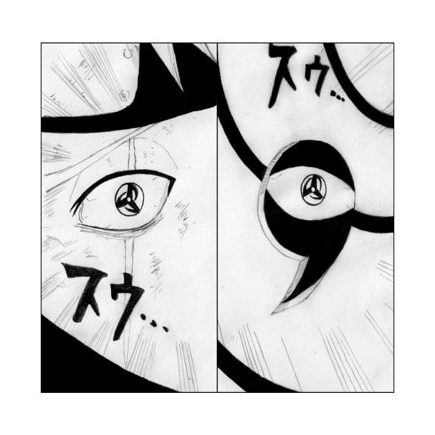 Kakashi And Obito Sharingan T Shirt Teepublic