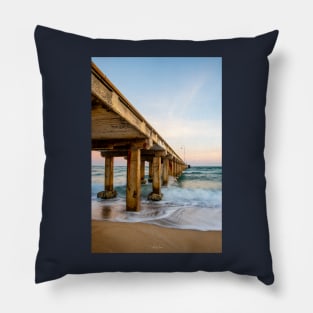 Dromana Pier, Dromana, Mornington Peninsula, Victoria, Australia Pillow