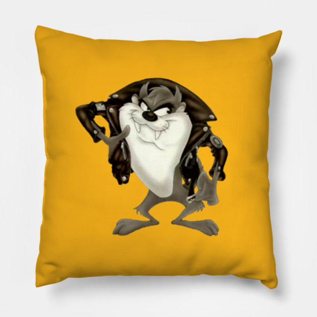 Rock Tasmanian Devil Rock Tasmanian Devil Pillow Teepublic