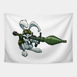 Bazooka Bunny Tapestry