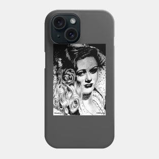 Retro 1940's hairstyle Phone Case