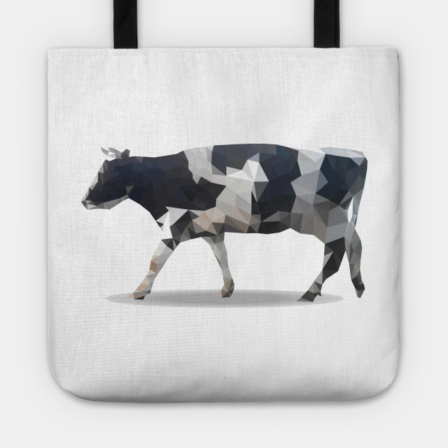 Cow Silhouette Vector Cow Tote Bag Teepublic Uk