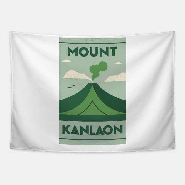 MOUNT KANLAON Tapestry by likbatonboot