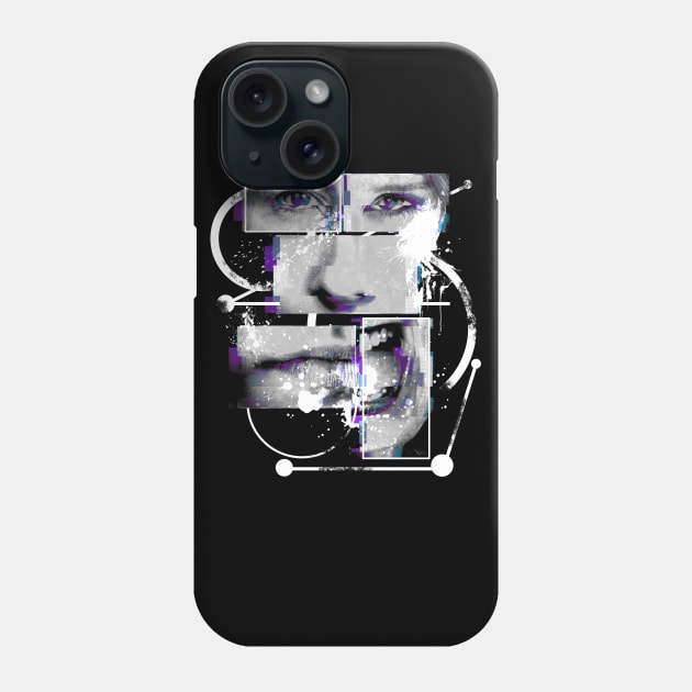 Split Mind, abstract Art, Trash Style Phone Case by Lenny241