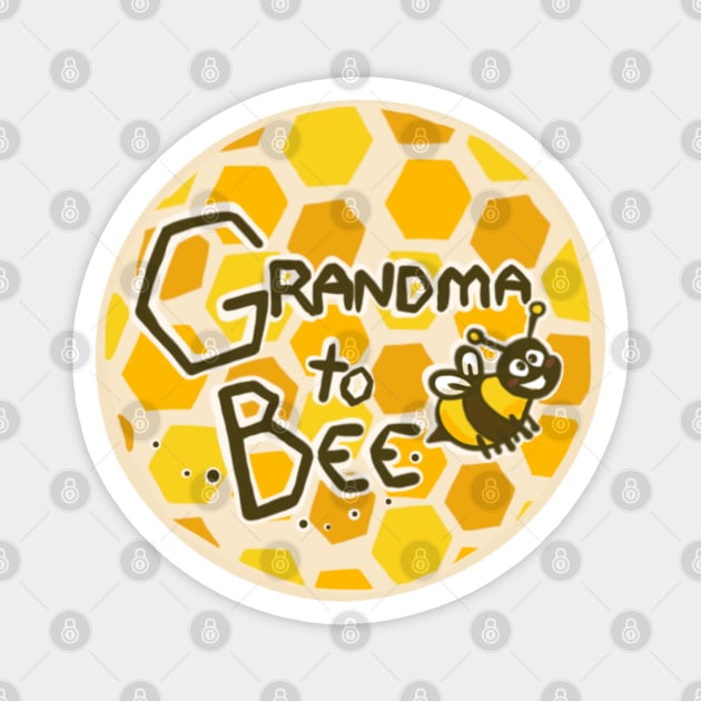 Grandma to bee Magnet by Artbysusant 