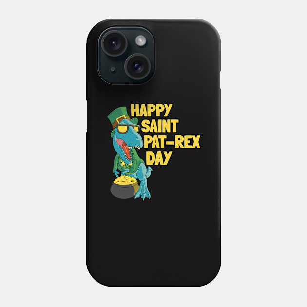 Dinosaur T-Rex Dino St. Patty's Day St. Patricks Day Phone Case by tobzz