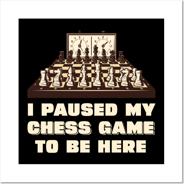 Chess Game Wall Art