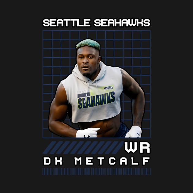 Dk Metcalf - Wr - Seattle Seahawks by keng-dela