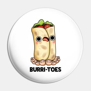 Burri-toes Funny Food Pun Pin