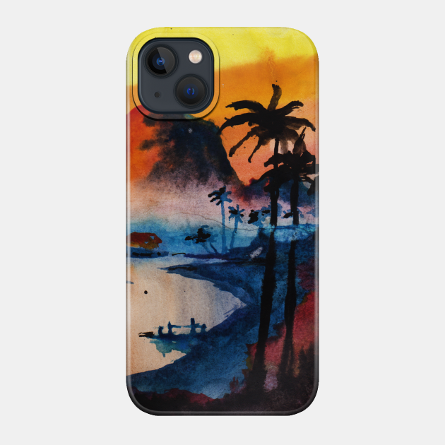 Beach-JMTayawa - Palm Tree - Phone Case