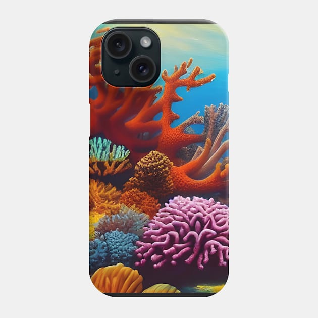 Amazing Coral Reef Phone Case by SmartPufferFish