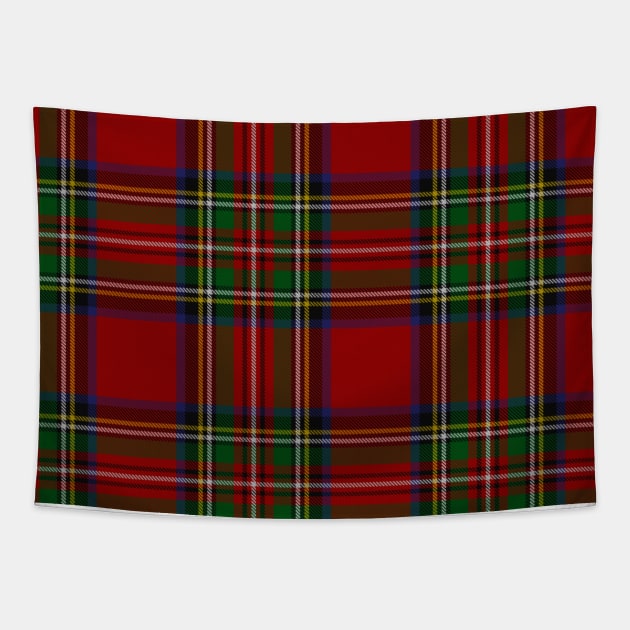 Royal Stewart Tartan Clan Tapestry by podartist