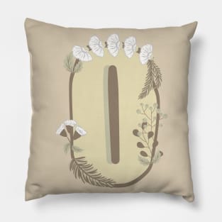 Isaz Rune Flowery Design Pillow