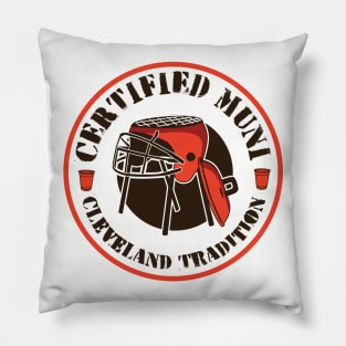 Cleveland Football Tradition Certified Muni Pillow