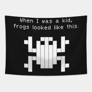 Funny 80s Arcade Game Design Tapestry