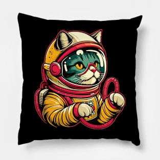 Astronaut cat Pillow