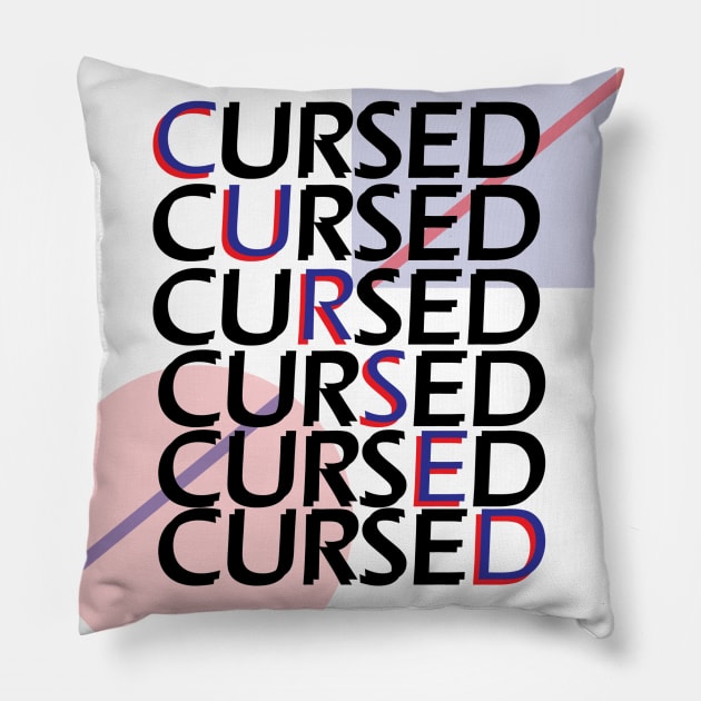 cursed.jpg Pillow by SleepySav