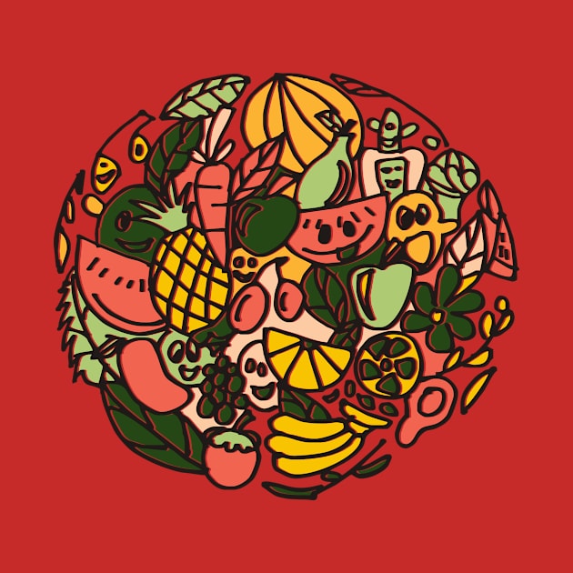 Fruits and Vegetables by herubintang