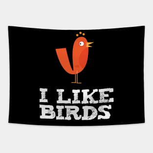 I Like Birds Tapestry