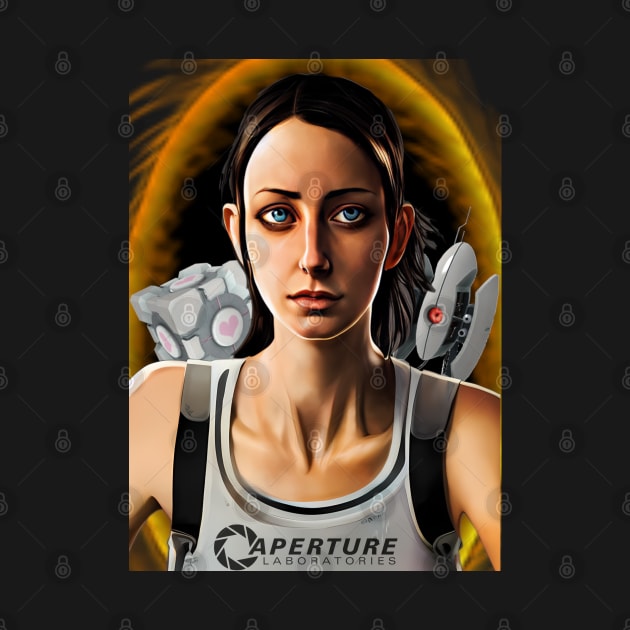 Portal - Chell and friends by AfroMatic