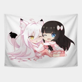 Chibi girls Tapestry