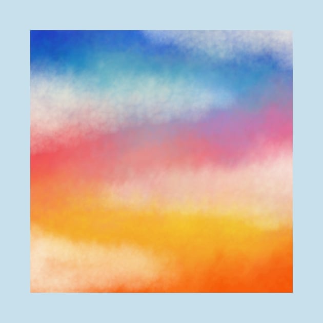 Bright Gradation Sunset Sky by Art by Deborah Camp