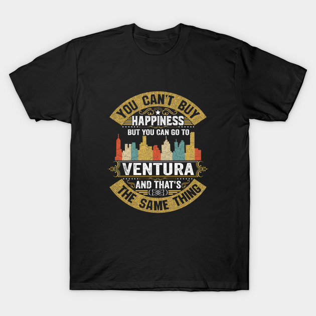 Ventura City California State USA Flag Native American - Ventura City - T-Shirt