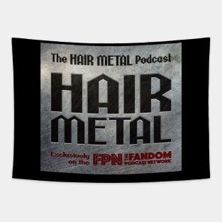 Hair Metal Logo Tapestry