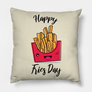 Happy Fries Day Pillow