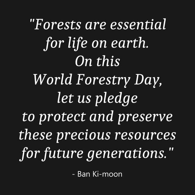 Quote About World Forestry Day by Fandie