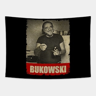 Charles Bukowski - RETRO STYLE Tapestry