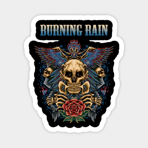 BURNING RAIN BAND Magnet by citrus_sizzle