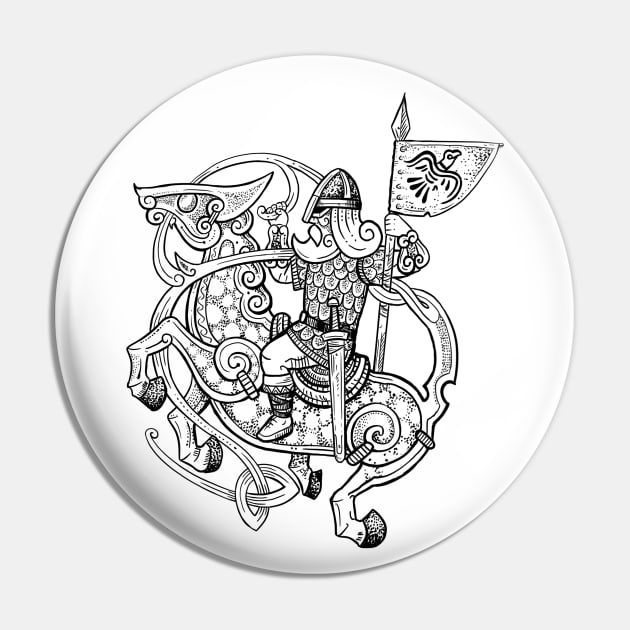 Viking horsmen Pin by BlackForge