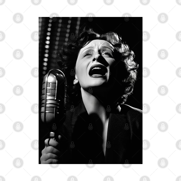 Magnifique photo Edith Piaf - portrait by Labonneepoque