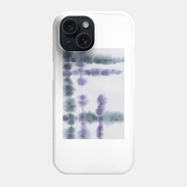 Tie dye stripes Phone Case by GinaaArts