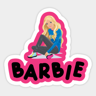 Barbie Girl Stickers Teepublic