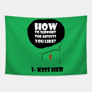 Kiss Her Tapestry