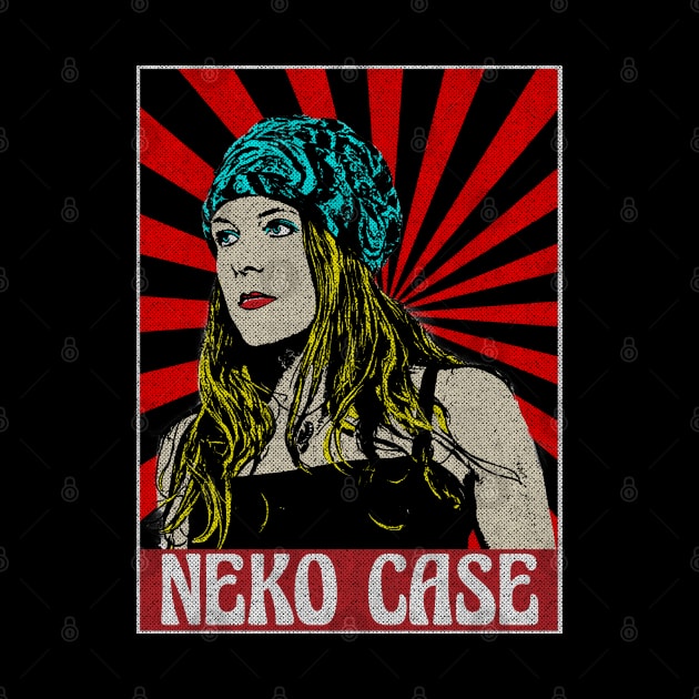 Neko Case 80s Pop Art Fan Art by Motor Lipat