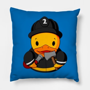 Fireman Rubber Duck Pillow