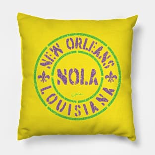 New Orleans, NOLA, Louisiana Pillow