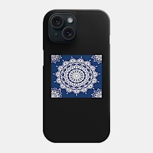 Dark Blue Mandala Phone Case